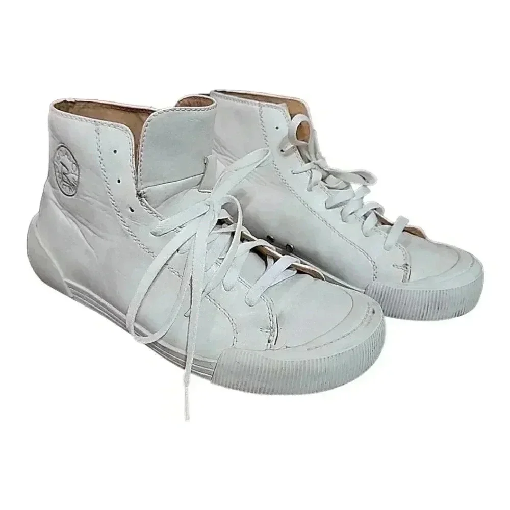 BRAVO Street Wear Mens Leather Sneakers.  Size 10